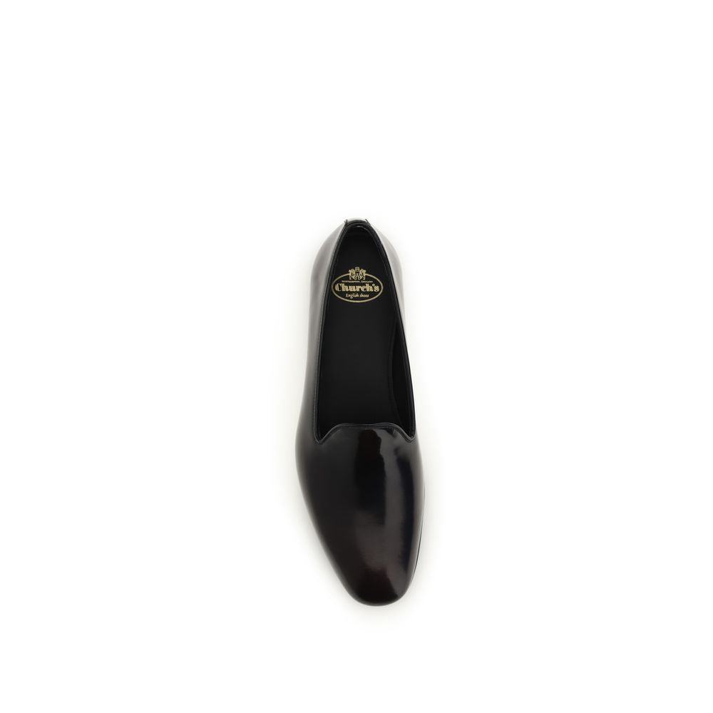 Bordeaux Leather Loafers with Polished Finish