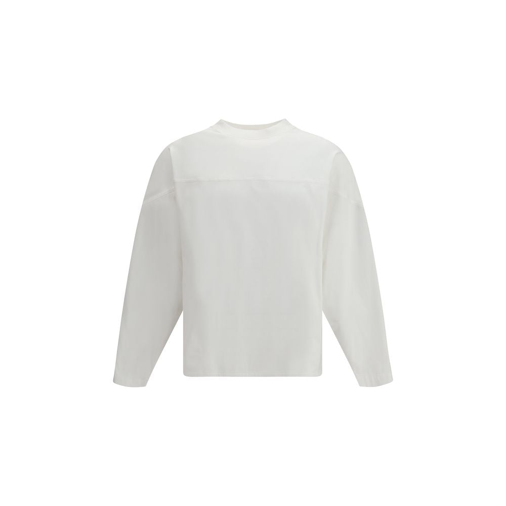 White Cotton Long Sleeve T-Shirt by Jacquemus