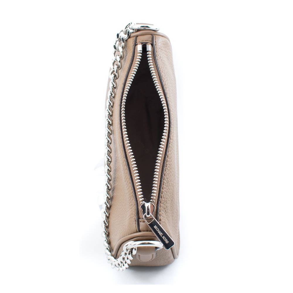 Brown Leather Crossbody Bag Carmela by Michael Kors