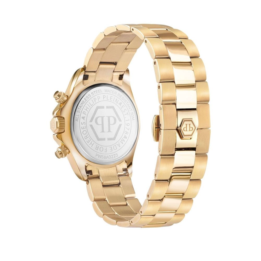 Gold Dress Watch with Stainless Steel Bracelet