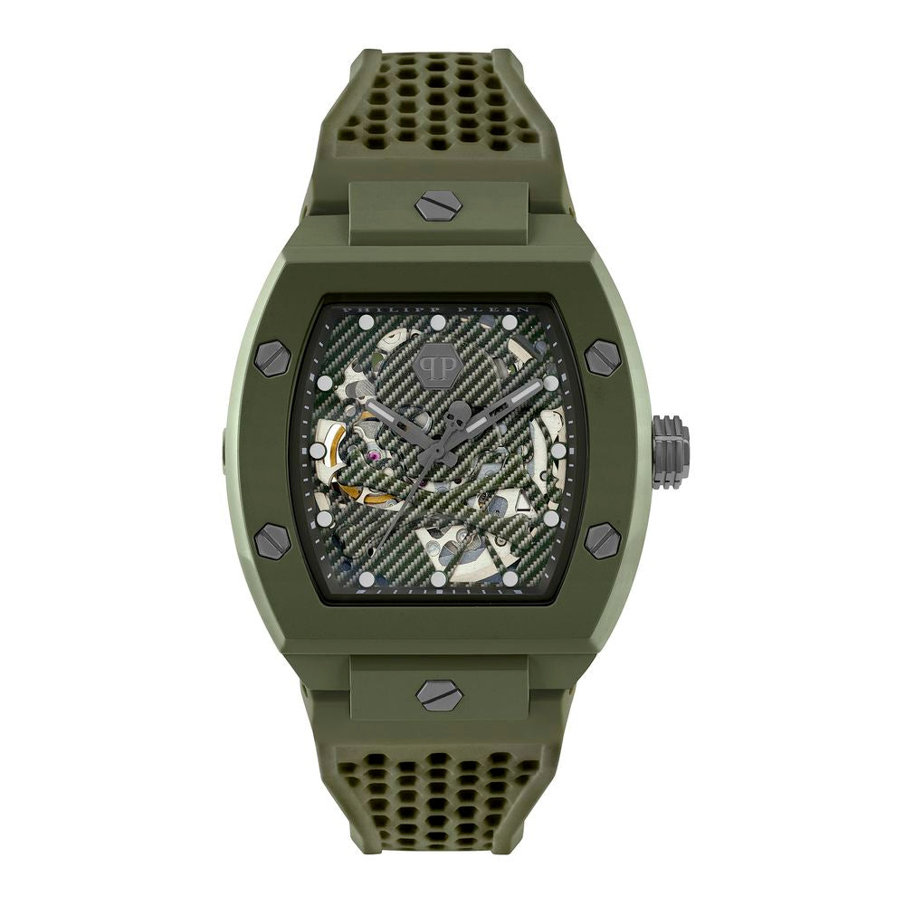 Green Synthetic Sport Watch with Date Function