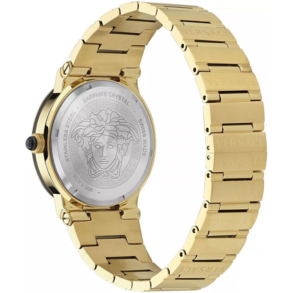 Gold Dress Watch with Lunar Phase Dial