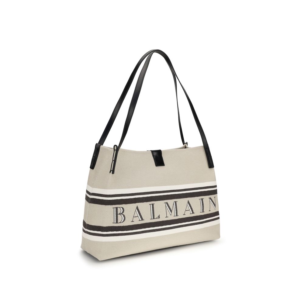 Multicolor Cotton Shoulder Bag with Adjustable Straps
