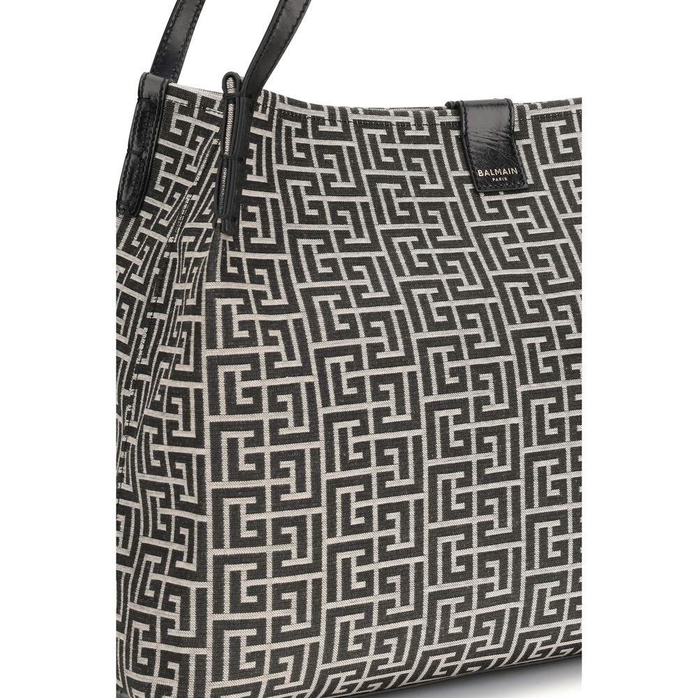 Black Cotton Tote Bag with Adjustable Straps