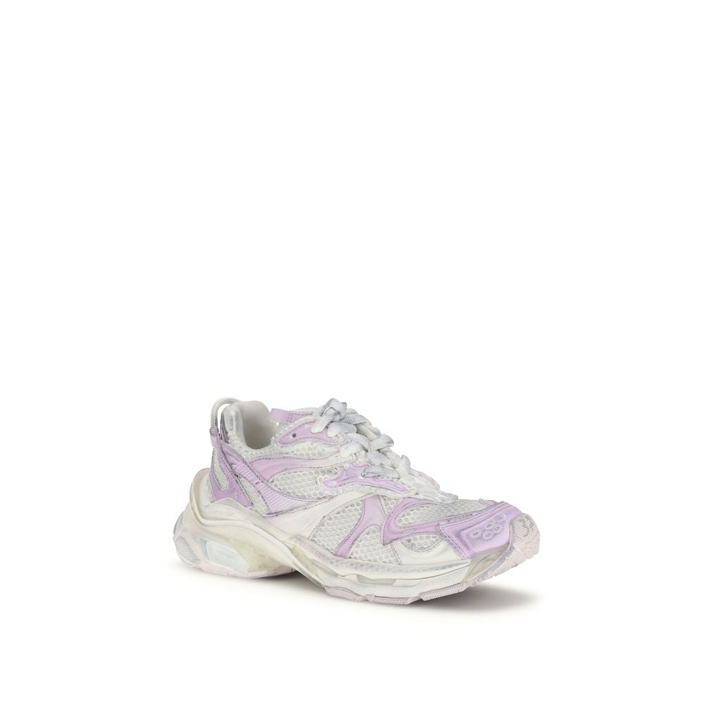 Multicolor Synthetic Athletic Sneakers with Chunky Sole