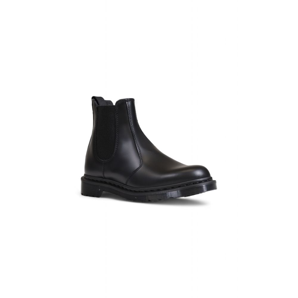 Schwarze Chelsea Boots aus Leder mit strapazierfähiger Gummisohle