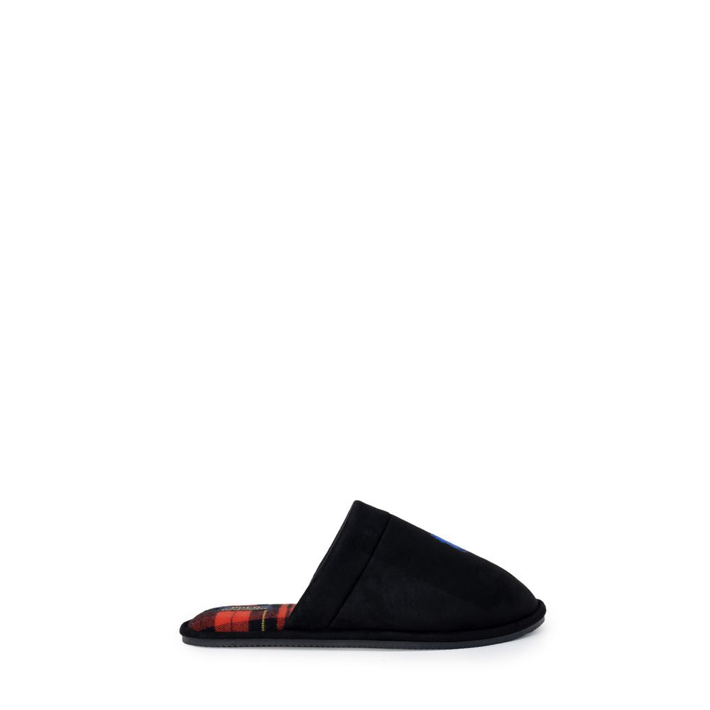 Black Synthetic Men’s Slippers FW25 Collection