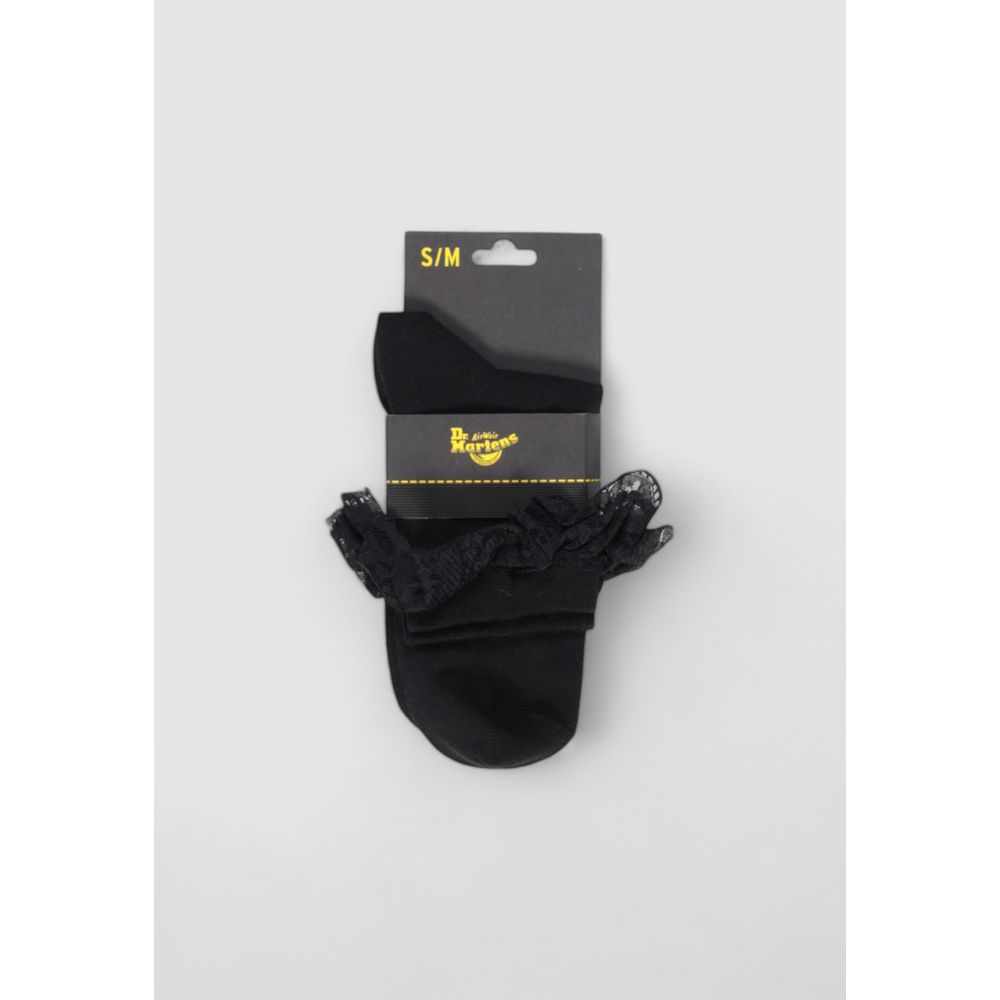 Black Synthetic Blend Women's Socks