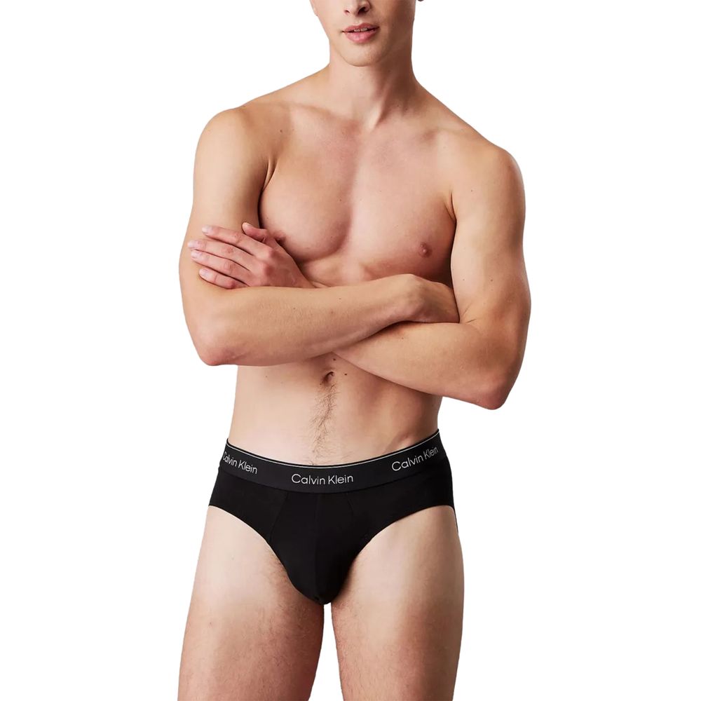 Schwarze Baumwollslips 3er-Pack von Calvin Klein