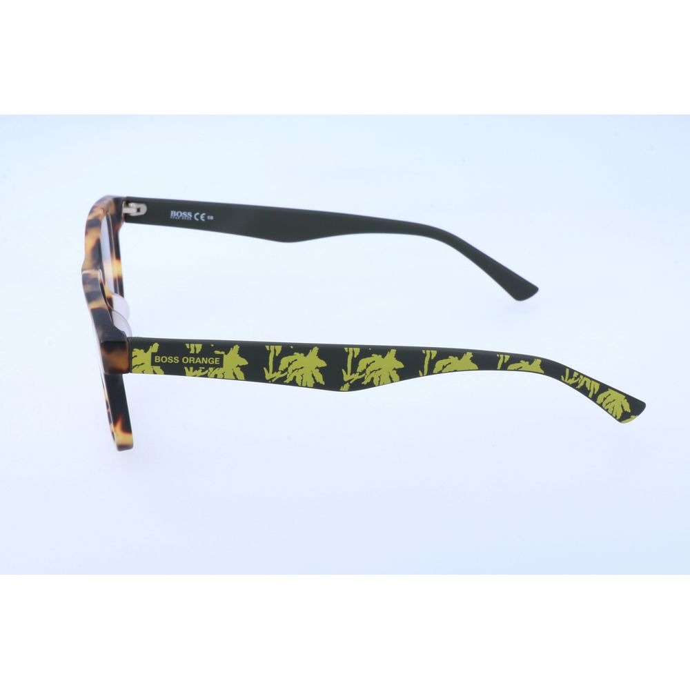 Brown Synthetic Eyeglass Frames with Acetate Finish