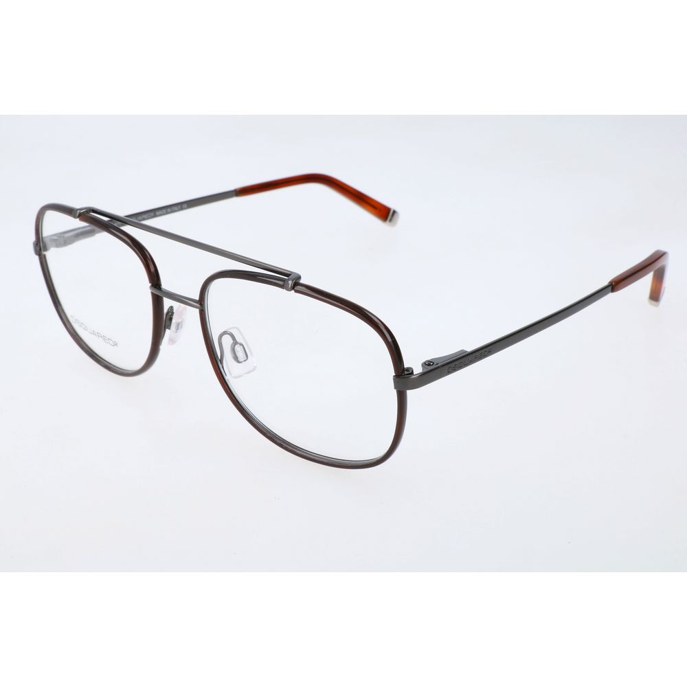 Brown Synthetic Glasses Frames by DSQUARED2