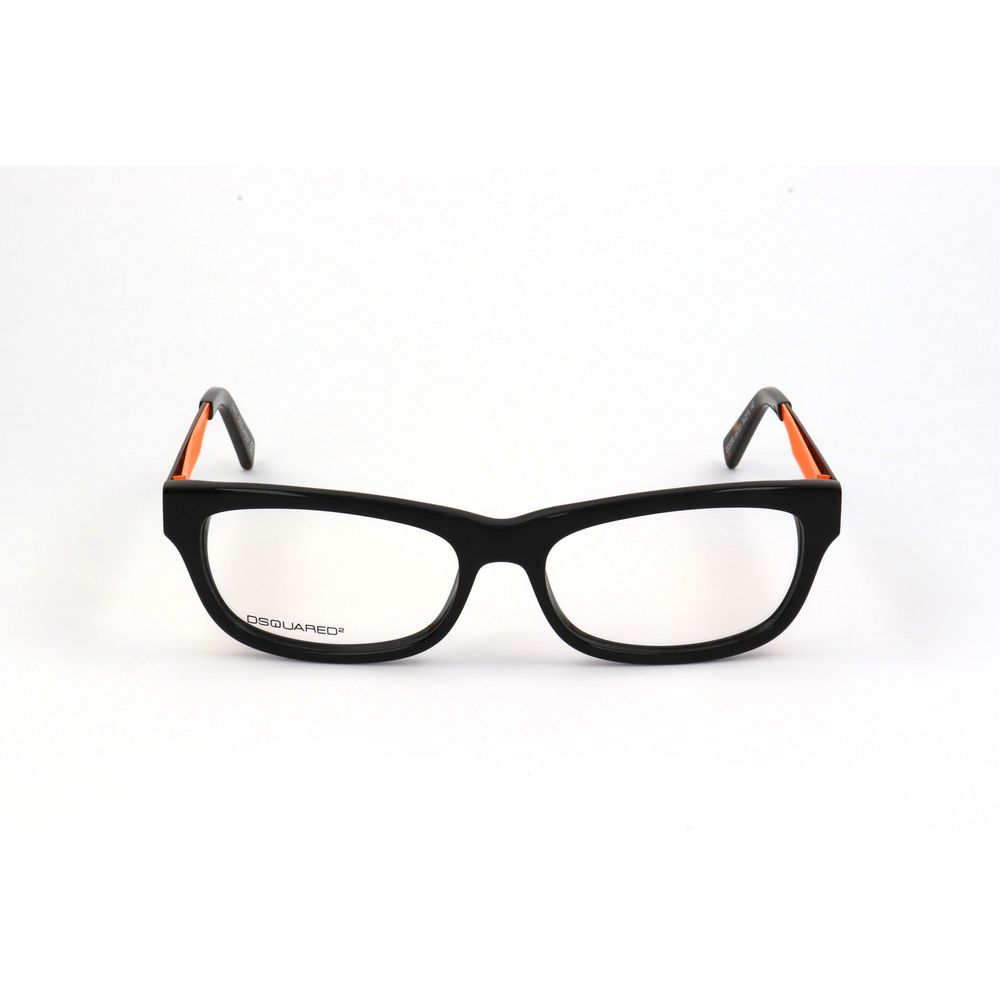 Black Synthetic Eyeglass Frames by DSQUARED2