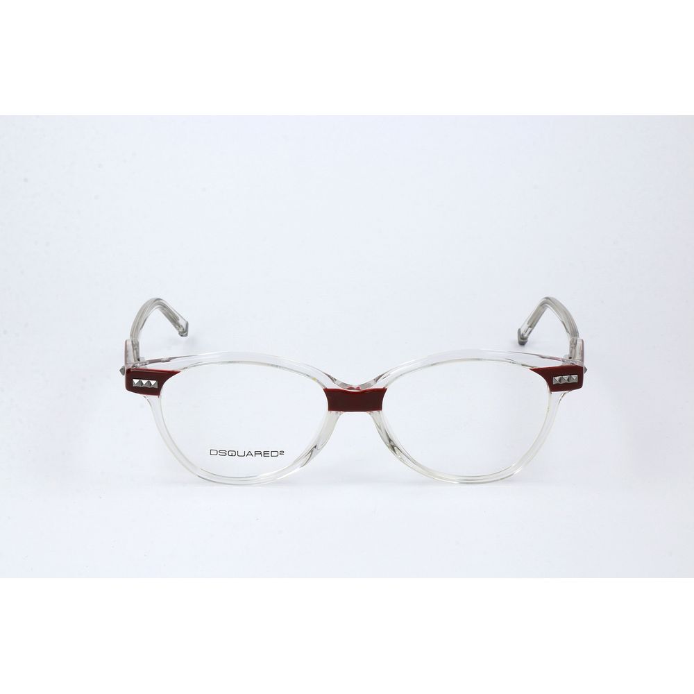Red Synthetic Glasses Frames by DSQUARED2
