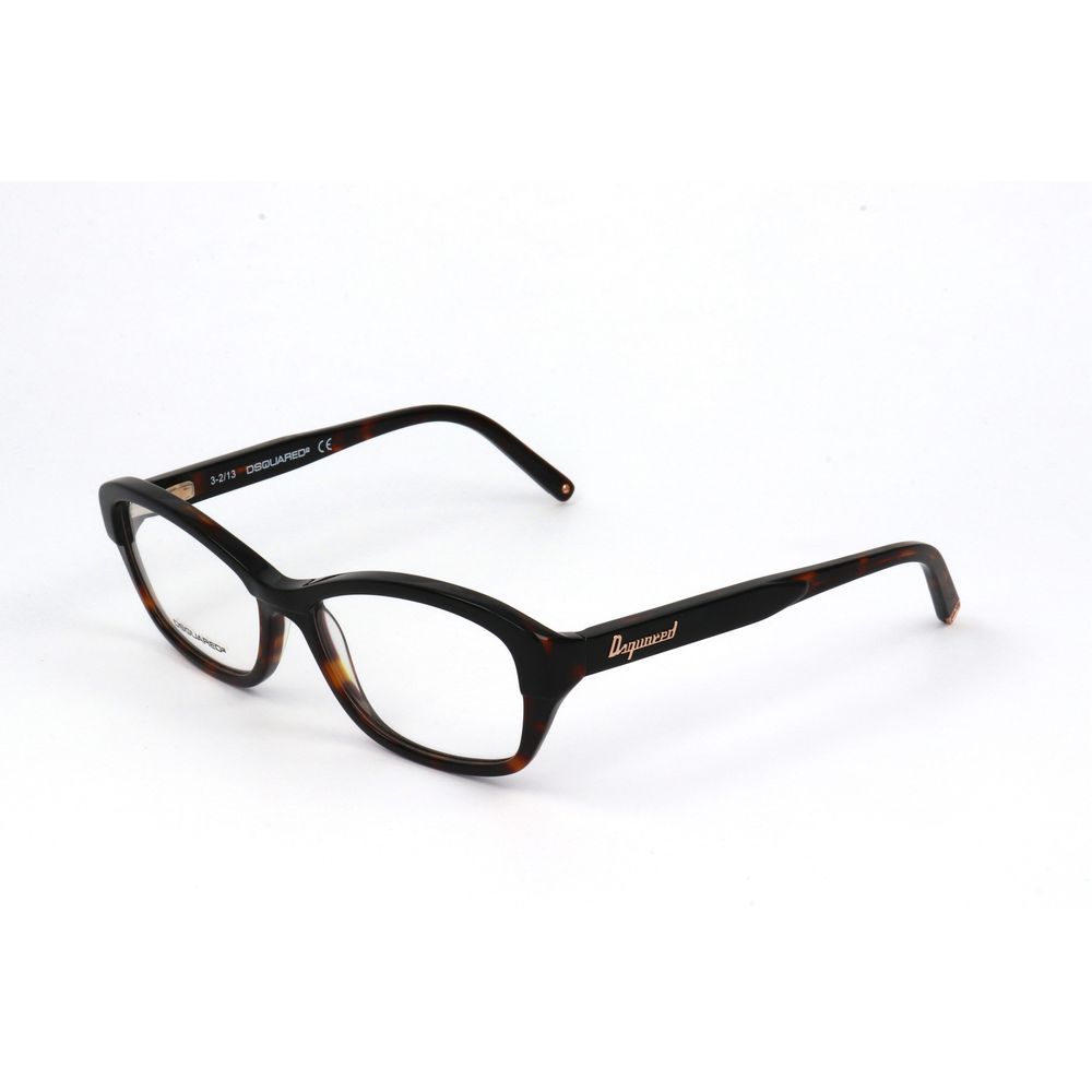 Brown Synthetic Eyeglass Frames by DSQUARED2