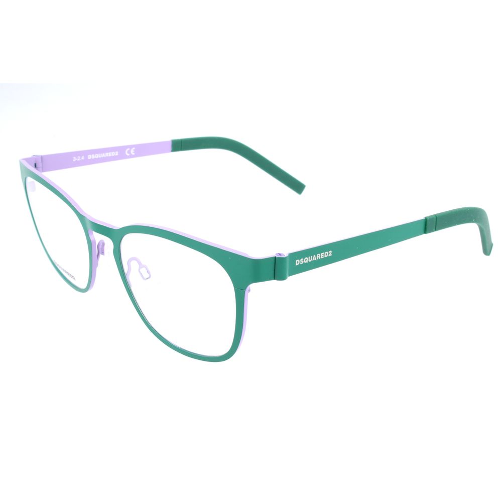 Green Metal Bicolor Glasses Frames