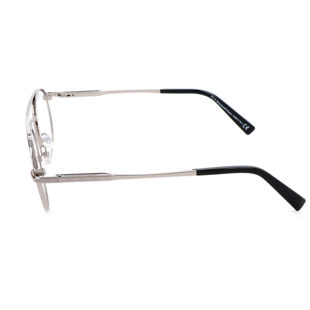 Grey Synthetic Glasses Frames by Ermenegildo Zegna