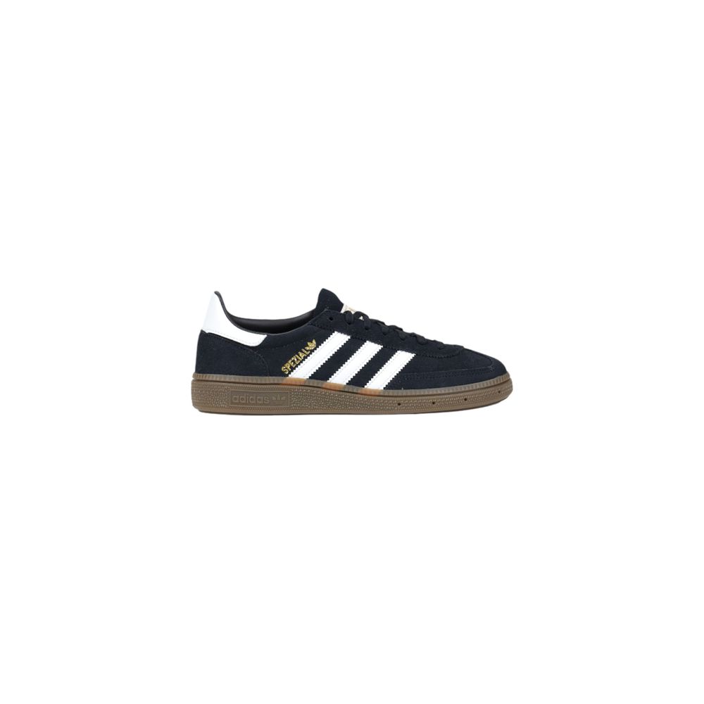 Schwarze Low-Top-Sneaker aus Leder von Adidas Handball Spezial