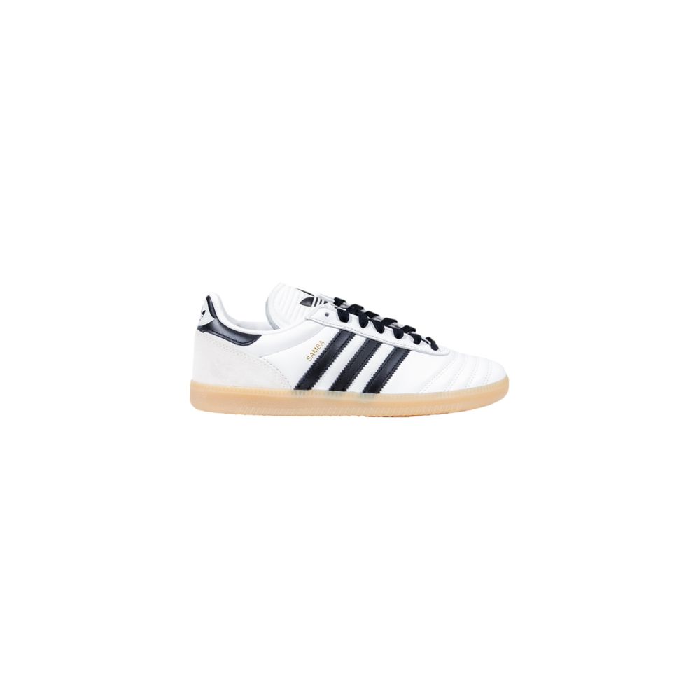 Schwarz-weiße Sportschuhe aus Leder