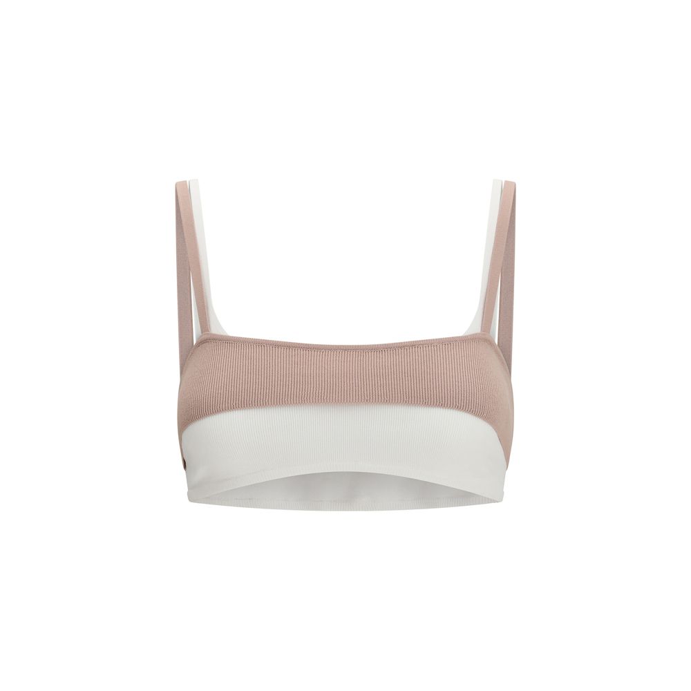 Multicolor Synthetic Sport Bra with Slim Fit