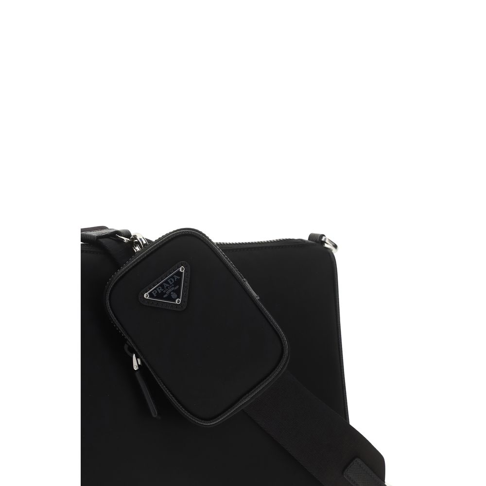 Prada Black Recycled Shoulder Bag