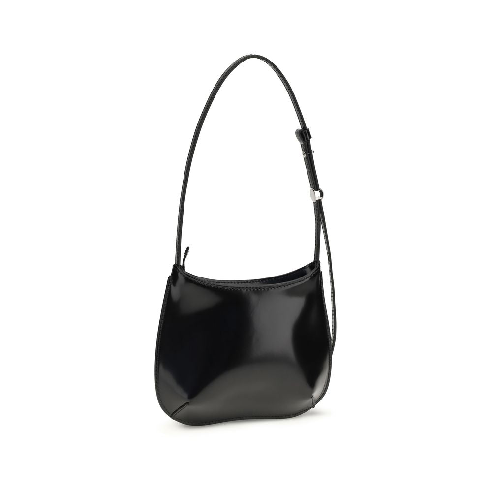 Black Leather Bos Taurus Shoulder Bag