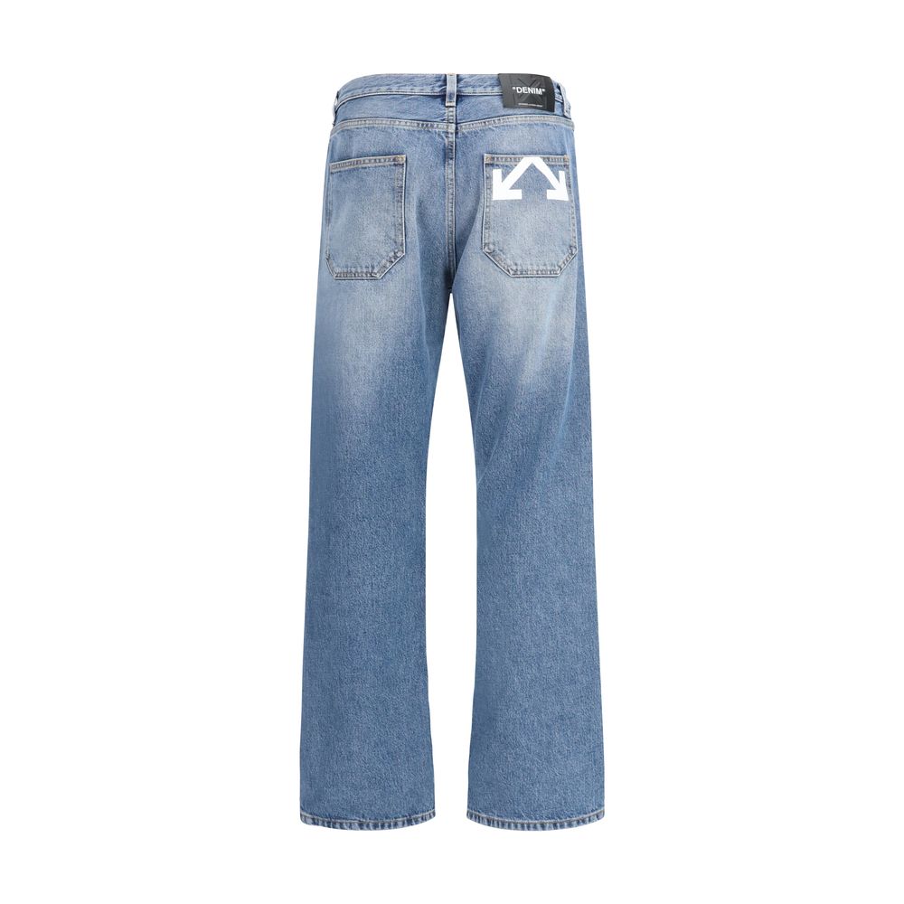 Blue Cotton Slim Relaxed Fit Jeans