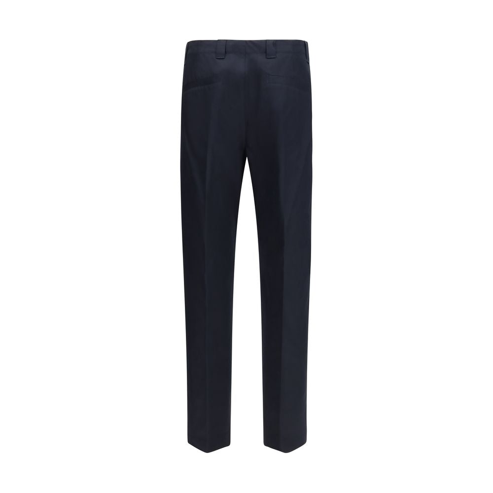 Freizeithose aus blauem Baumwolltwill von Gucci