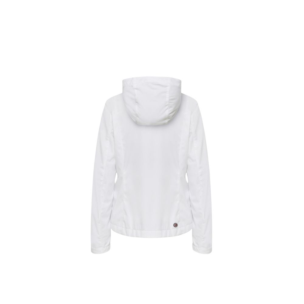 White Synthetic Jacket with Hood by Colmar Originals