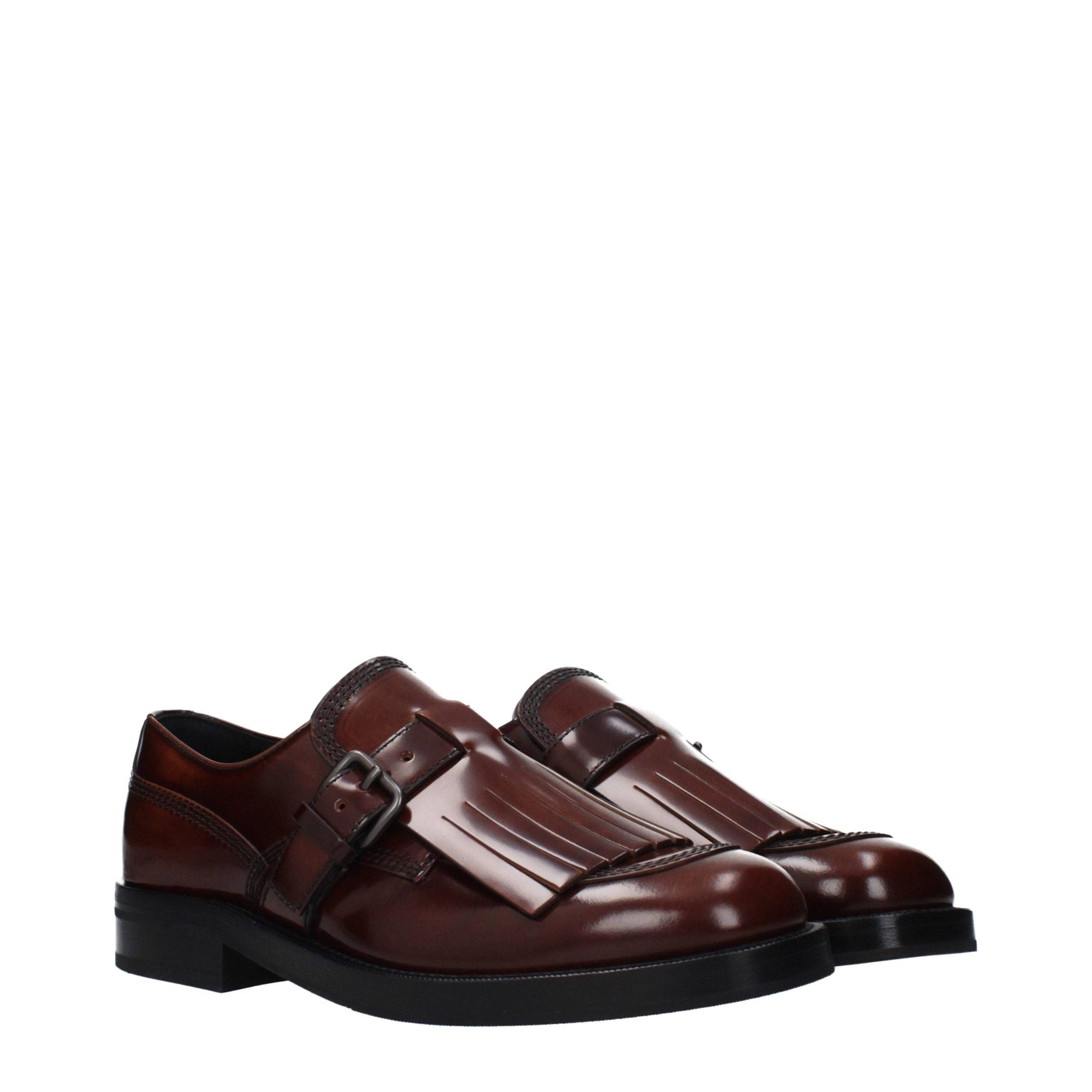 Brown Leather Oxfords & Derbies with Vintage Detail