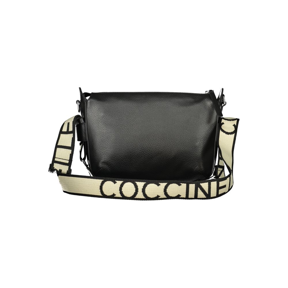Nero Leather Shoulder Bag with Adjustable Strap