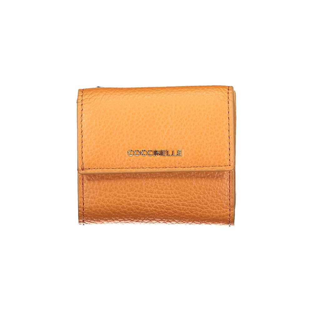 Arancione Leather Wallet with Coin Purse by Coccinelle