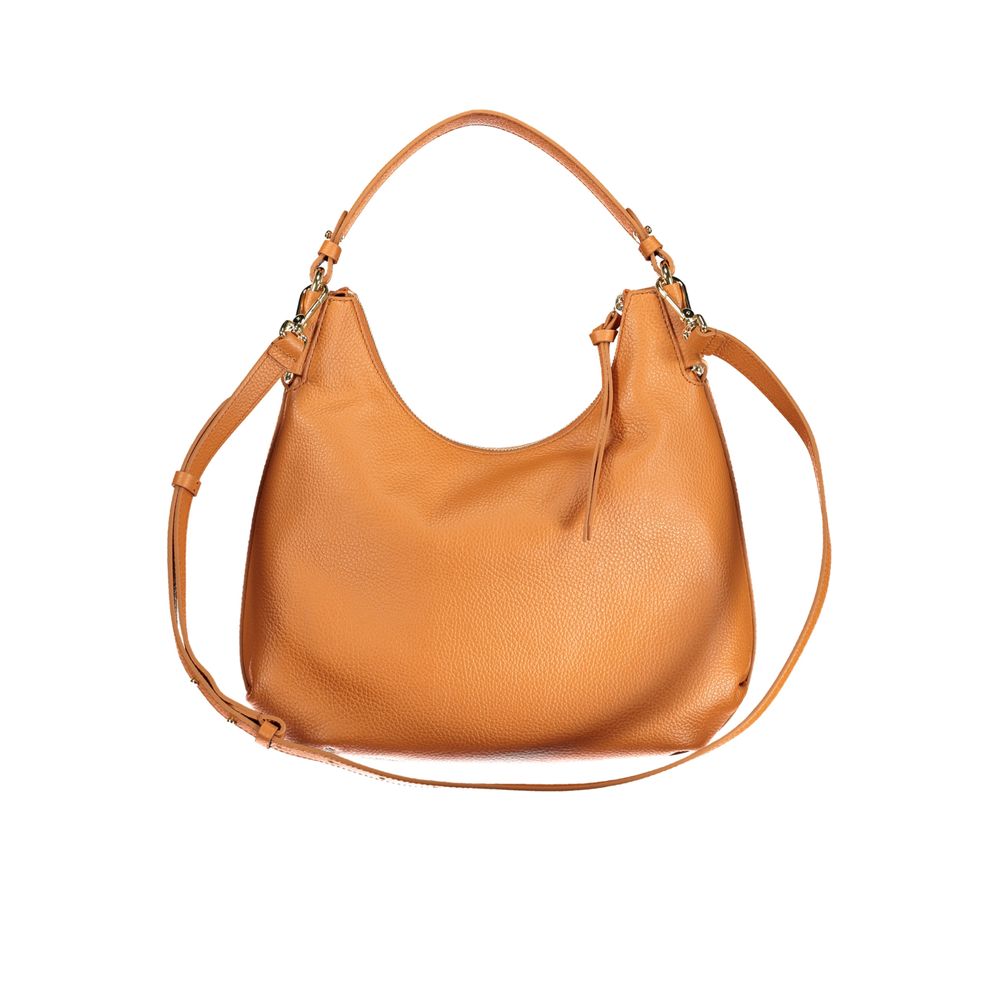 Arancione Leather Handbag with Removable Handle by Coccinelle