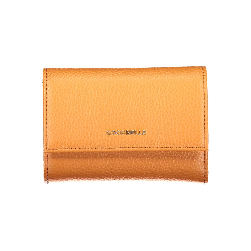 Arancione Leather Wallet with Coin Pocket by Coccinelle