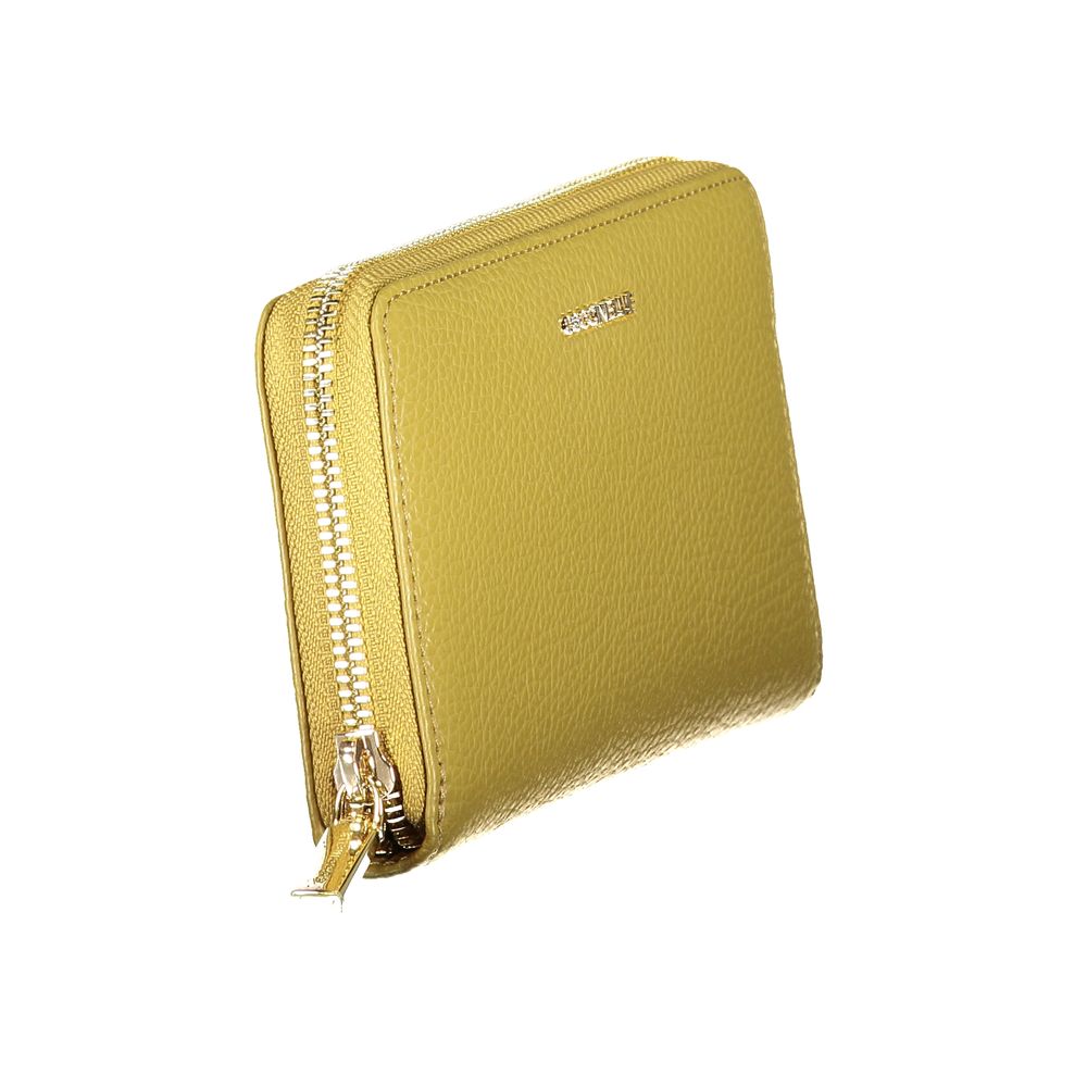 Verde Leather Wallet with Metallic Soft Finish