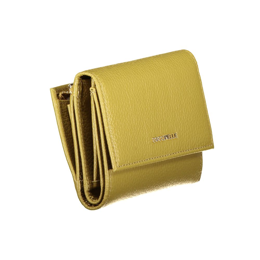 Verde Leather Wallet with Zip and Snap Closure by Coccinelle