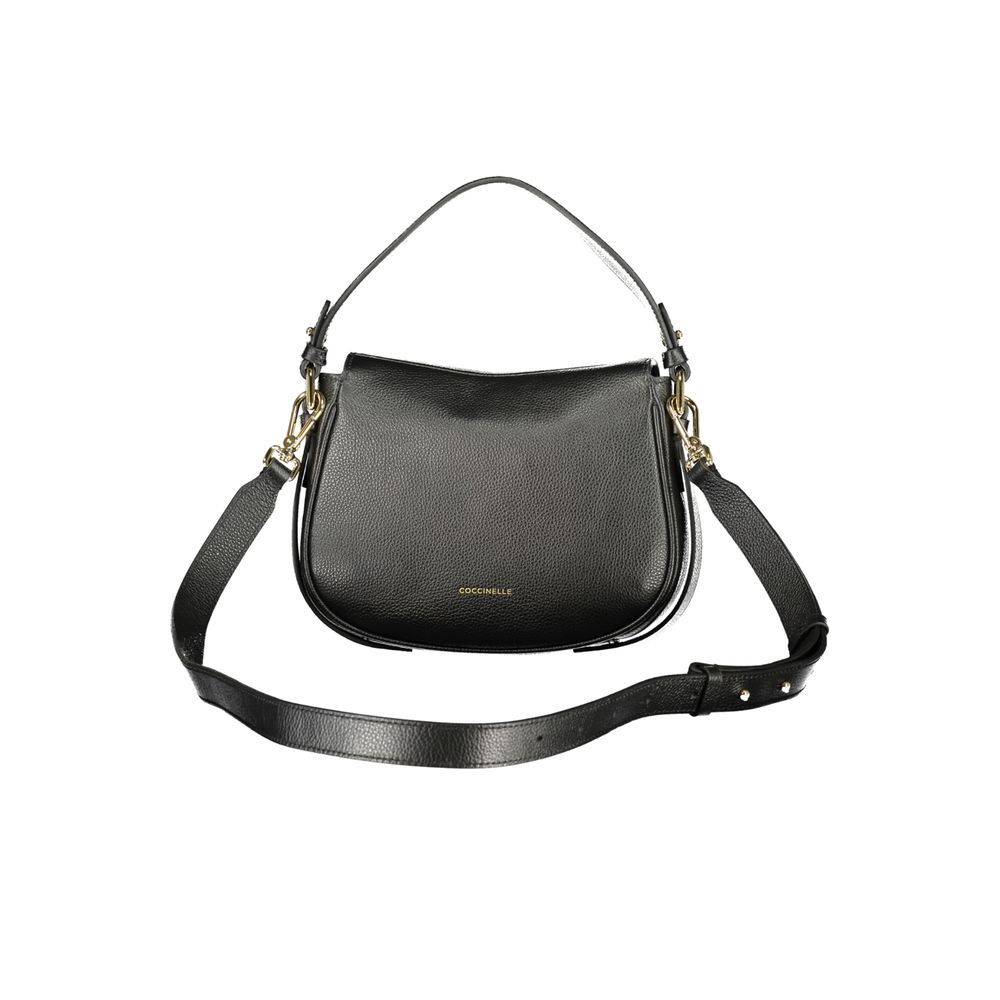 Nero Leather Handbag with Adjustable Strap by COCCINELLE
