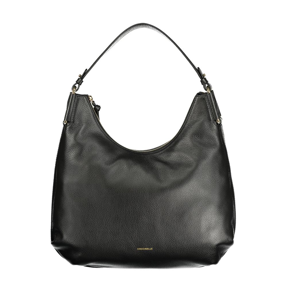 Nero Leather Handbag with Removable Strap by Coccinelle