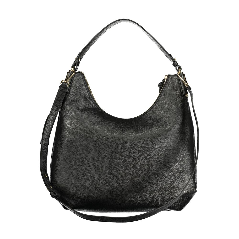 Nero Leather Handbag with Removable Strap by Coccinelle