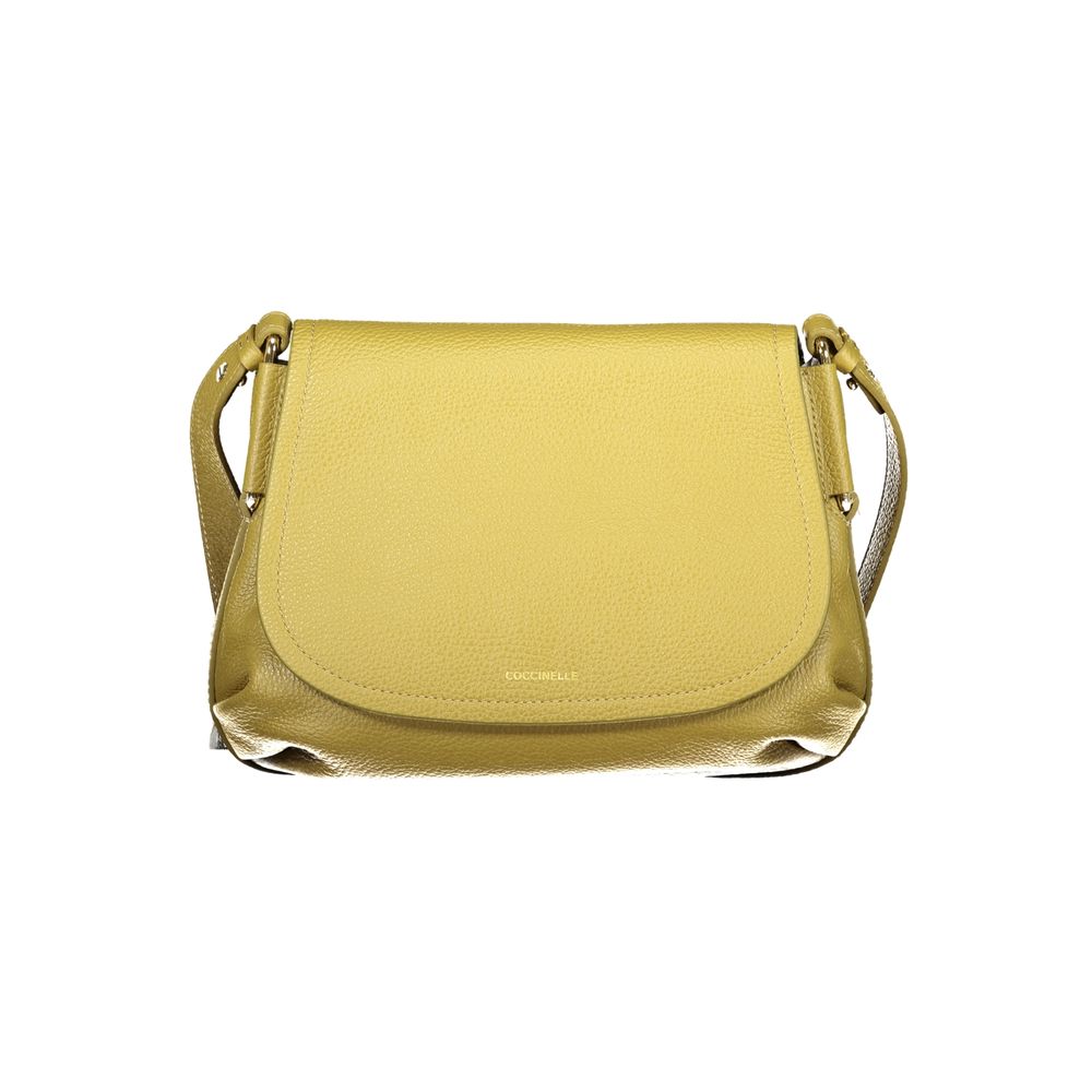 Verde Leather Handbag with Adjustable Strap by Coccinelle