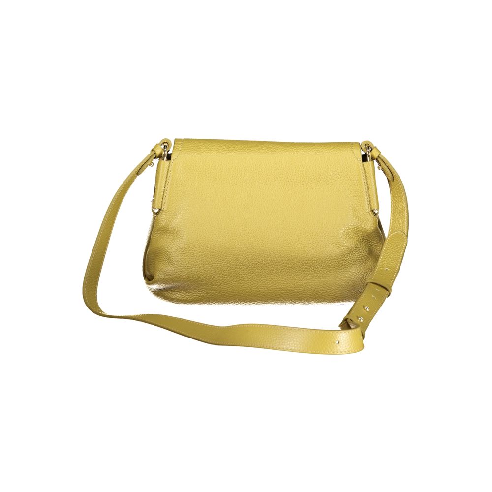 Verde Leather Handbag with Adjustable Strap by Coccinelle