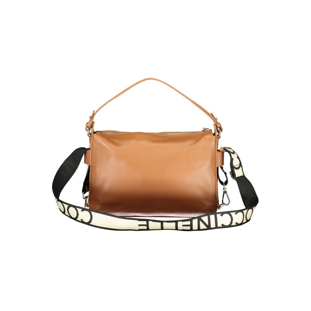 Marrone Leather Handbag with Removable Strap