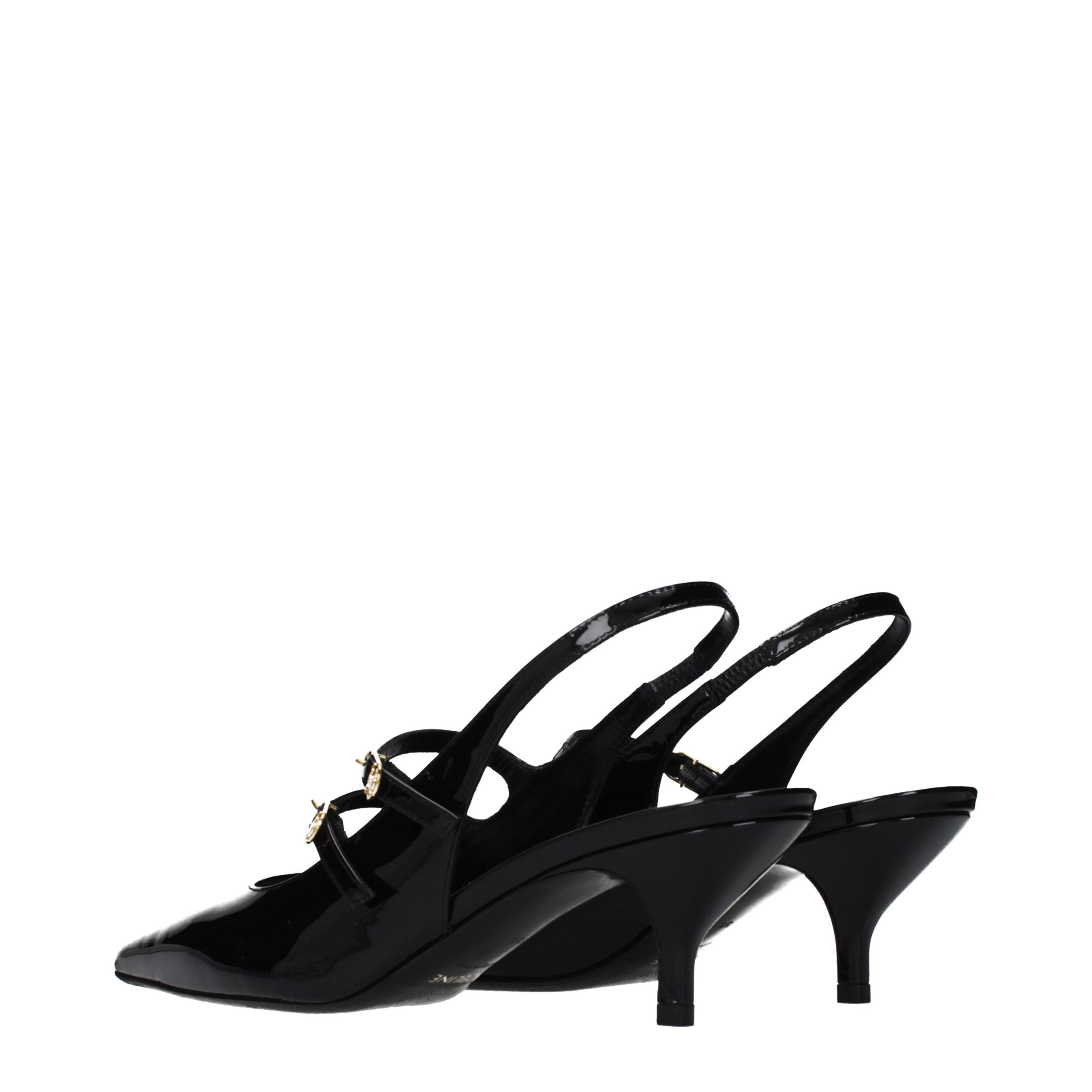 Celine Sandalen aus schwarzem Leder