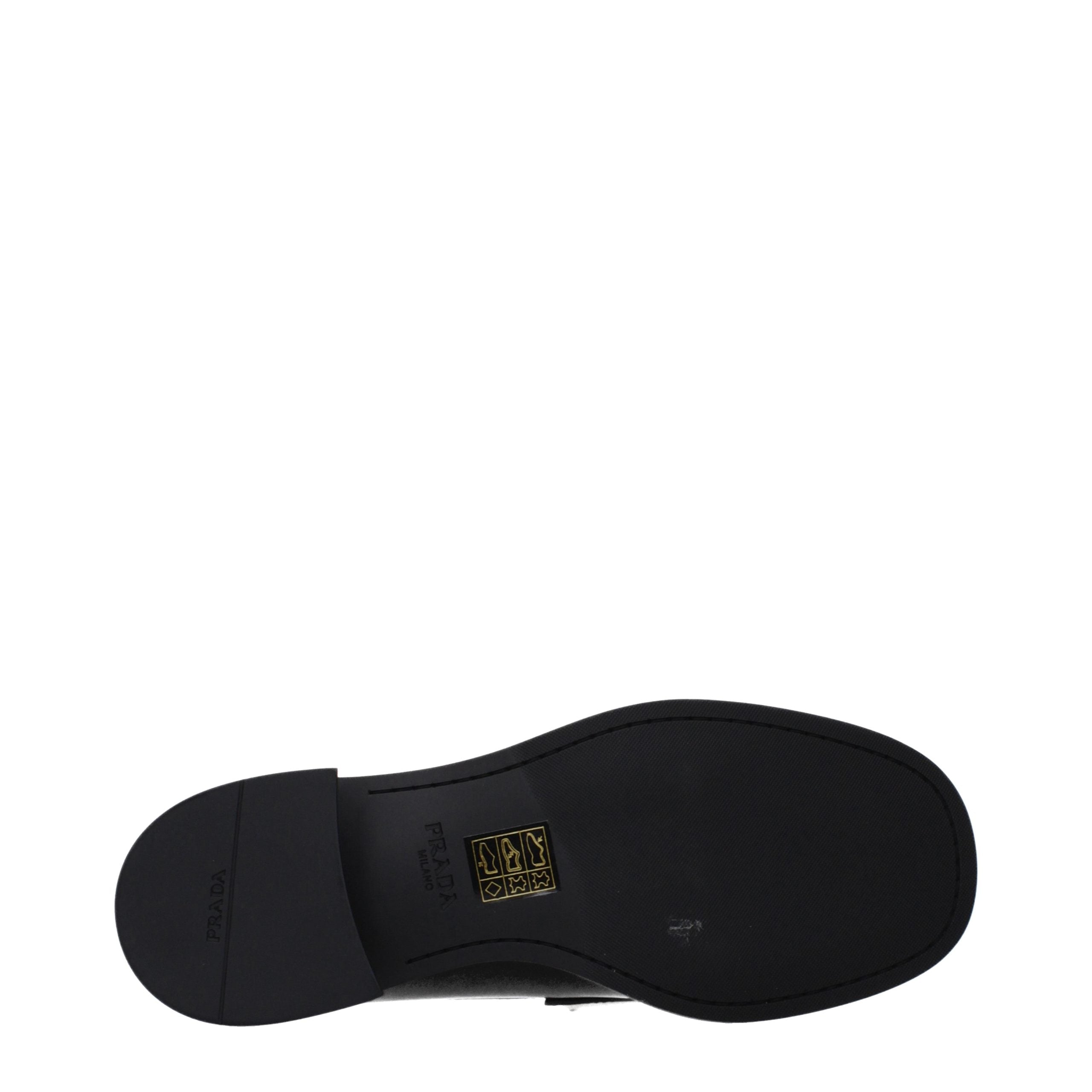 Prada Slip-on-Loafer aus schwarzem Leder