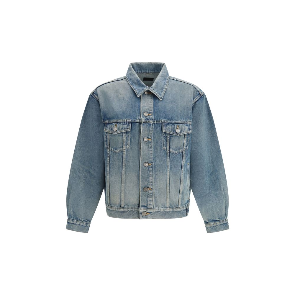 Blaue Jeansjacke aus Baumwolle von Saint Laurent