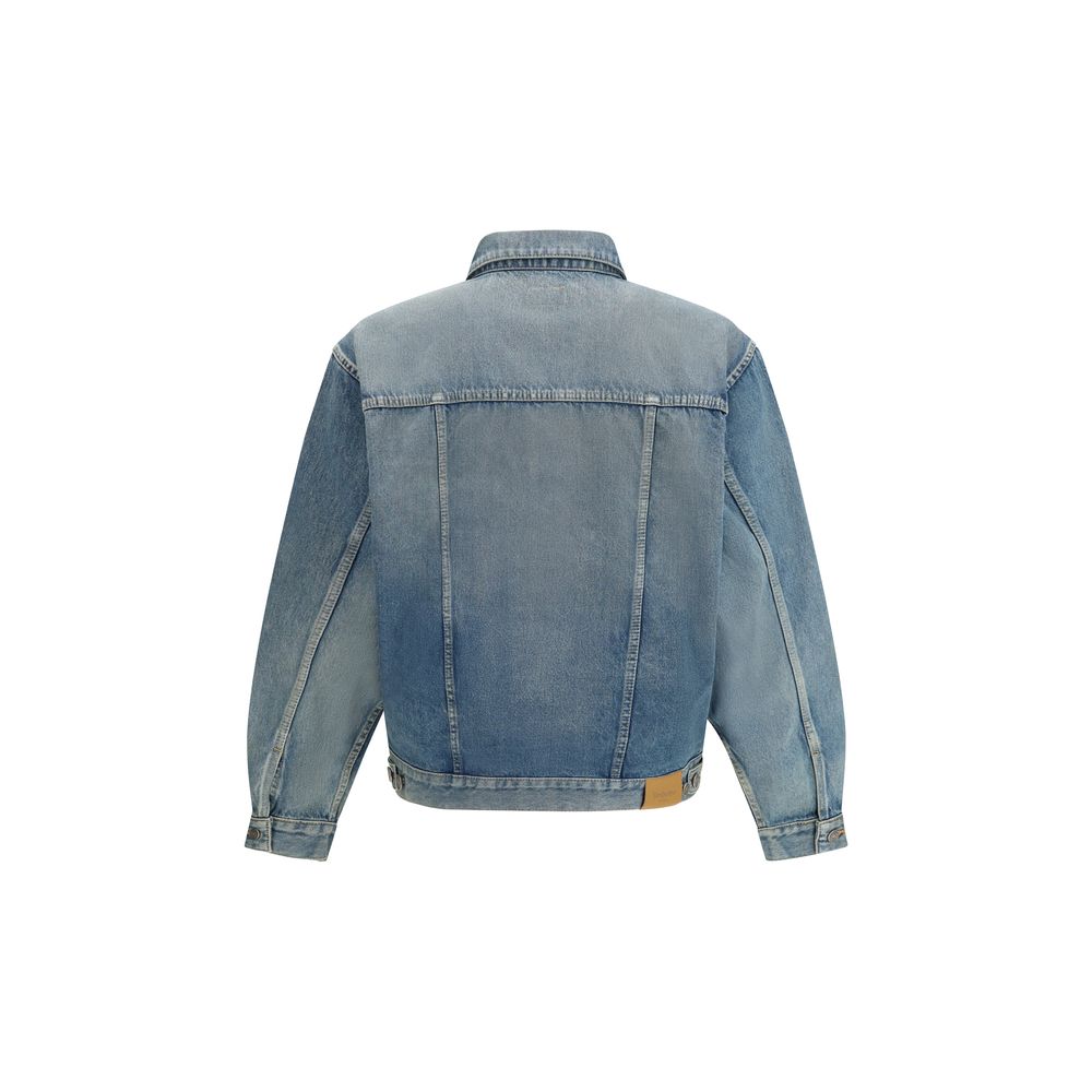 Blaue Jeansjacke aus Baumwolle von Saint Laurent