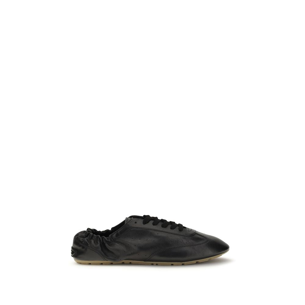 Schwarze Leder-Sneaker „Lewis Athletic“ von Saint Laurent