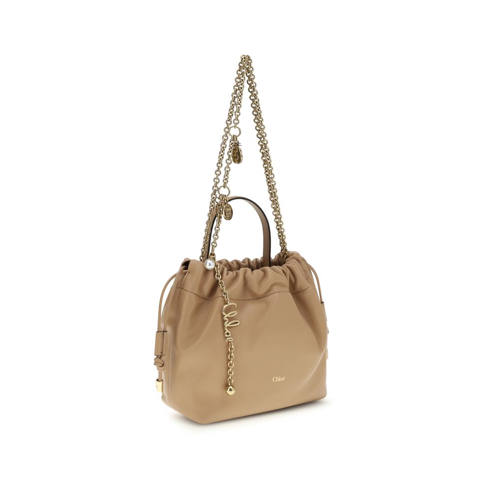 Chloé Beige Lamb Shoulder Bag