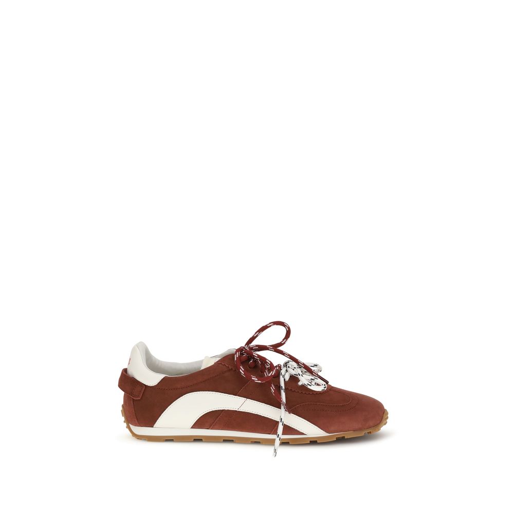 Multicolor Leather Low Top Sneakers