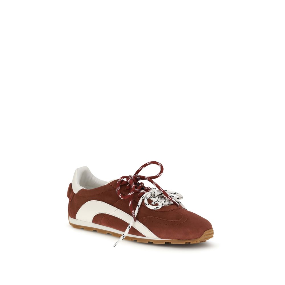 Multicolor Leather Low Top Sneakers