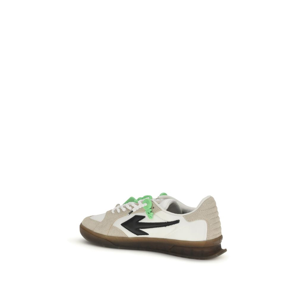 Off-White Multicolor Calf Leather Sneakers